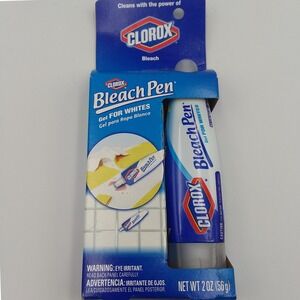 NOS Clorox Bleach Pen Gel For Whites Dual Tipped Discontinued Sealed 2016